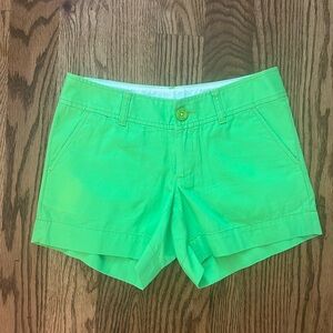 Lilly Pulitzer Neon Green Callahan Short